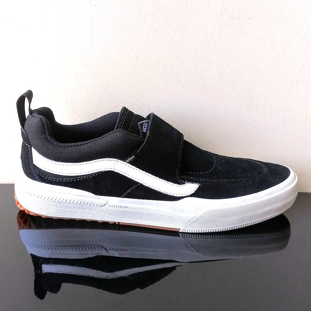 Vans Men's Kyle Pro 2 Leather Suede / Textile Trim Laceless Sneaker